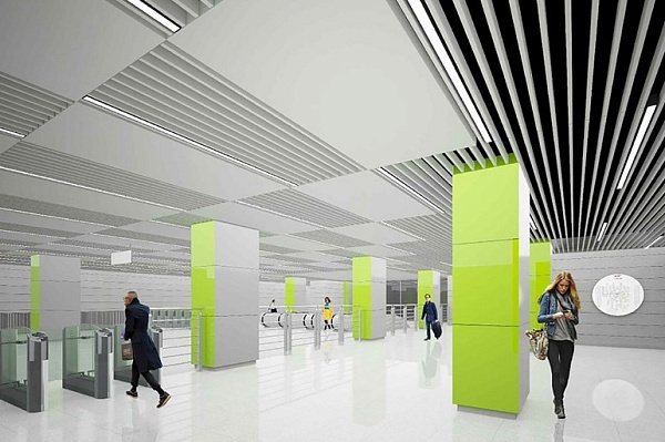 Новую станцию метро «Коммунарка» оформят в стиле биотек
